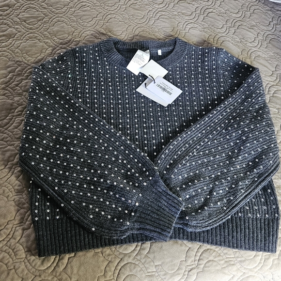 Marella Molo Rhinestone Embalish Sweater NWT - Picture 6 of 12